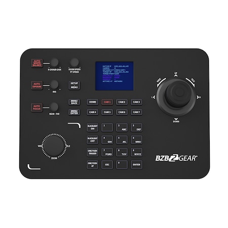 Bzbgear Universal Advanced Serial and IP PTZ Joystick Controller with POEIP/RS-232/422/485 BG-Commander